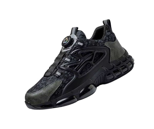 Work Safety Shoes For Men Lightweight Protective Work Sneakers Men Shoes Breathable Anti-Puncture Work Shoes Womens Safety Shoes