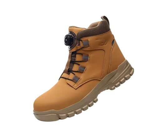 Waterproof Safety Boots Men Indestructible Steel Toe Work Boots Anti-smash Stab-resistant Safety Shoes Biker Botas Para Hombre